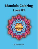 Mandala Coloring Love #1