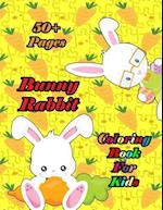 Bunny Rabbit Coloring Book for Kids
