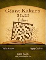 Géant Kakuro 21x21 Deluxe - Volume 10 - 249 Grilles