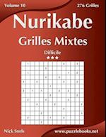Nurikabe Grilles Mixtes - Difficile - Volume 10 - 276 Grilles