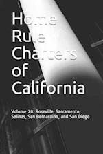 Home Rule Charters of California: Volume 20: Roseville, Sacramento, Salinas, San Bernardino, and San Diego 