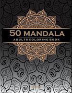 50 Mandala Adults Coloring Book