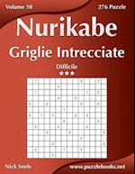 Nurikabe Griglie Intrecciate - Difficile - Volume 10 - 276 Puzzle