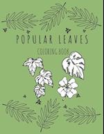Popular Leaves Coloring Book