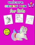 Unicorn Coloring Book for Kids Ages 2-8