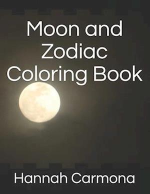 Moon and Zodiac Coloring Book