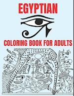 Egyptian Coloring Book For Adults