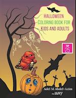Halloween Coloring Book for Kids and Adults
