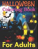 Halloween Coloring Book For Adults