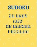Sudoku 25 easy and 25 easier puzzles