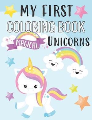 My First Coloring Book Magical Unicorns