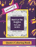 Quotes Coloring Book