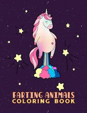 farting animals coloring book