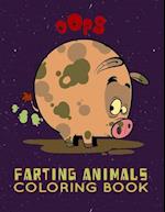 farting animals coloring book