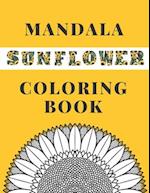 Mandala Sunflower Coloring Book