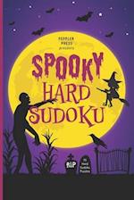 Spooky Hard Sudoku: Jumbo Print Halloween-Themed Hard Sudoku Puzzles 