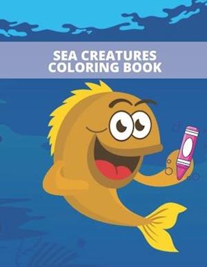 Sea Creatures Coloring Book