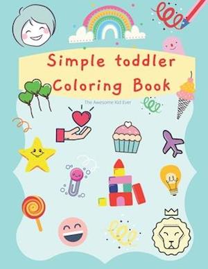 Simple toddler Coloring Book