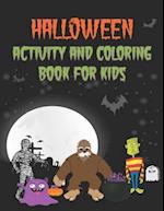 Halloween Activity and Coloring Book For Kids