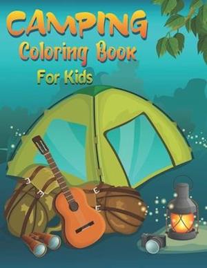 Camping Coloring Book For Kids