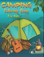 Camping Coloring Book For Kids