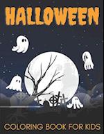 Halloween Coloring Book For Kids.