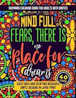 Inspiring coloring book for adults with quotes Volume I / III