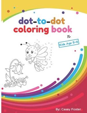 Dot-to-dot coloring book for kids age 5-8