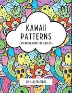 Kawaii Patterns Coloring Book For Adults