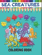 Sea Creatures Coloring Book