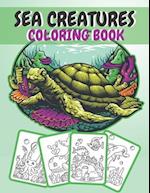 Sea Creatures Coloring Book