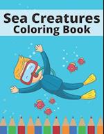 Sea Creatures Coloring Book