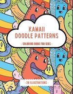 Kawaii Doodle Patterns - Coloring Book For Kids