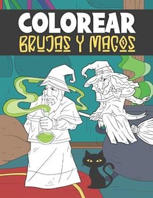 Colorear Brujas y Magos