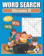 Word Search TV Sitcoms: 80's - 90's - 2000's Classic TV Sitcoms Word Find Puzzles 