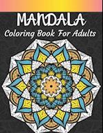 Mandala Coloring Book For Adults : Adult Mandala Coloring Pages Contains 50 Unique Mandala Coloring Book for Adults Stress Relieving Designs 