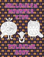 Halloween Monster Kids Coloring Book