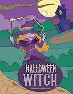 Halloween Witch Coloring Book for Kids