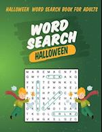 Halloween Word Search Book For Adults