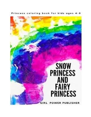 Princess coloring book for kids ages 4-8