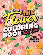 The Flower Coloring Book Vol One