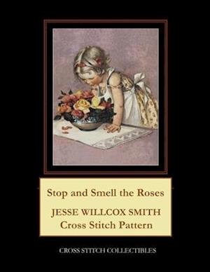 Stop and Smell the Roses : Jesse Willcox Smith Cross Stitch Pattern