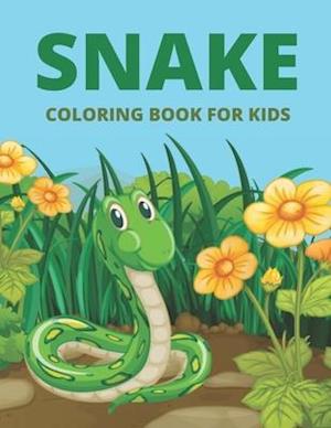 Snake Coloring Book For Kids: Reptiles Snakes Coloring Book For Kids And Toddlers (Children's Coloring Book of Snakes)