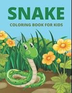 Snake Coloring Book For Kids: Reptiles Snakes Coloring Book For Kids And Toddlers (Children's Coloring Book of Snakes) 