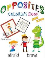 Opposites Coloring Book for Kids