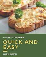 365 Daily Quick And Easy Recipes