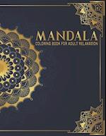 Mandala Coloring Book For Adult Relaxation