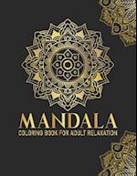 Mandala Coloring Book For Adult Relaxation