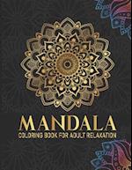 Mandala Coloring Book For Adult Relaxation