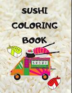 Sushi Coloring Book